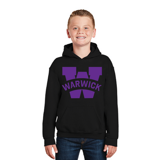Sanfordville School - Purple "W" Hooded Sweatshirt