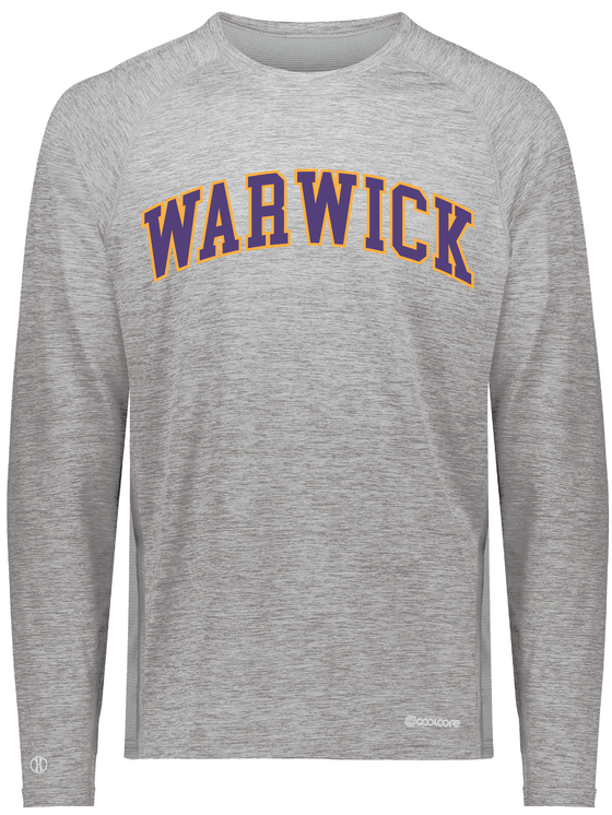 WVMS - Holloway Electrify Coolcore® Long Sleeve Tee - Warwick Arched Logo