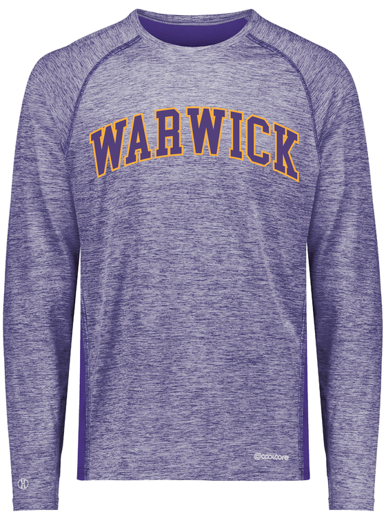 WVMS - Holloway Electrify Coolcore® Long Sleeve Tee - Warwick Arched Logo