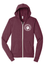 Greenwood Lake Union Free School District "Chest Circle Emblem" - Bella+Canvas Unisex Triblend Full-Zip Lightweight Hoodie