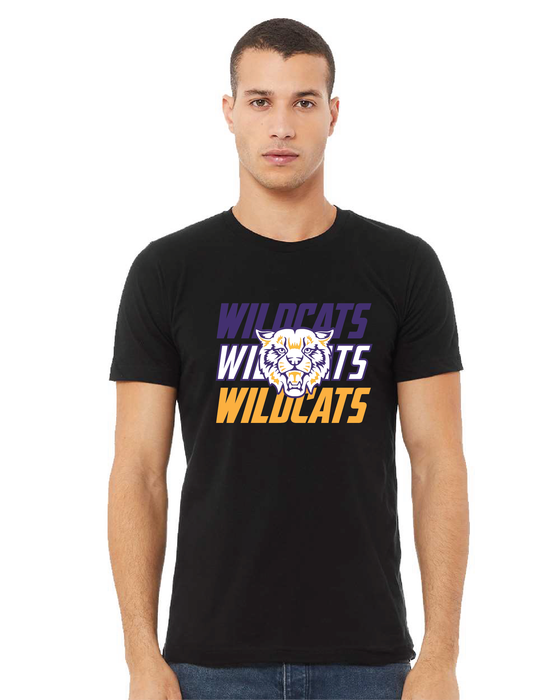 WVMS - Bella + Canvas ® Unisex Jersey Short Sleeve Tee - Wildcats Logo