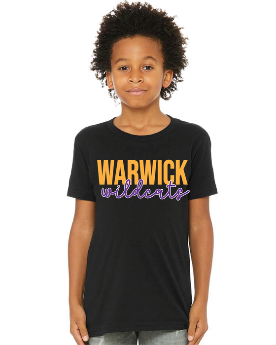 WVMS - Bella + Canvas ® Unisex Jersey Short Sleeve Tee - Warwick Wildcats Multi-Color Logo