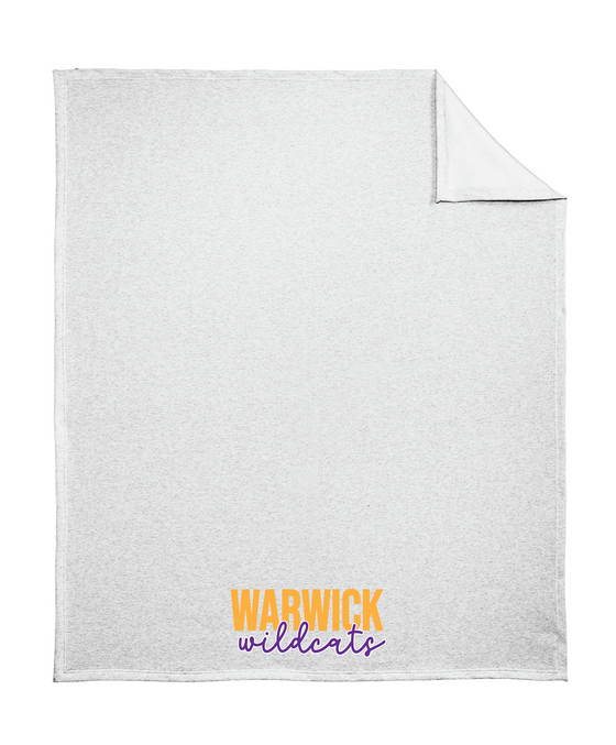 WVMS - Stadium Blanket - Warwick Wildcats Multi-Color Logo