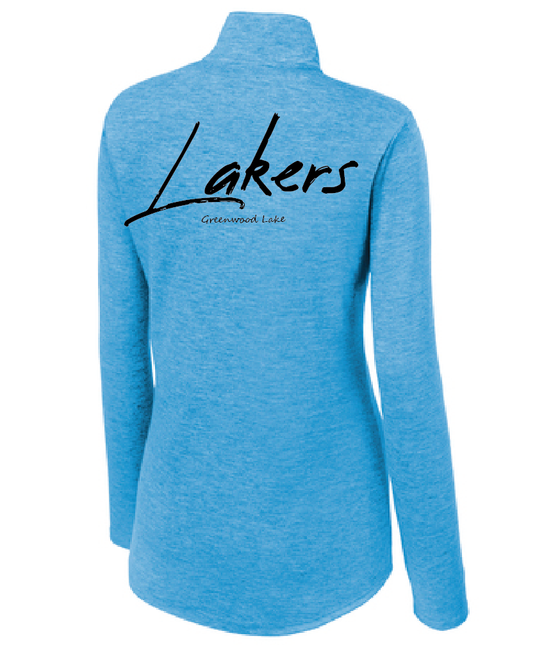 Greenwood Lake "Lakers" - Sport-Tek ® Ladies PosiCharge ® Tri-Blend Wicking 1/4-Zip Pullover