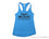 Support Wildlife Racerback Tank Blue