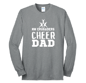 MW Crusaders Cheer Dad Core Blend Long Sleeve Shirt - Personalized