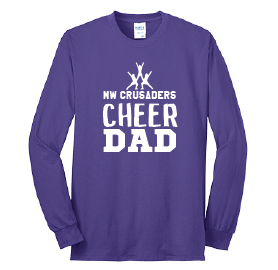 MW Crusaders Cheer Dad Core Blend Long Sleeve Shirt - Personalized