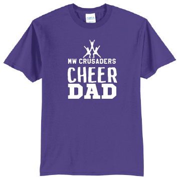MW Crusaders Cheer Dad Core Blend Shirt - Personalized