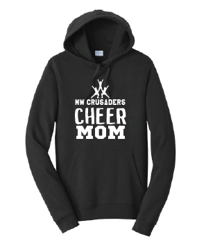 MW Crusaders Cheer Mom Fan Favorite™ Fleece Pullover Hooded Sweatshirt - Personalized