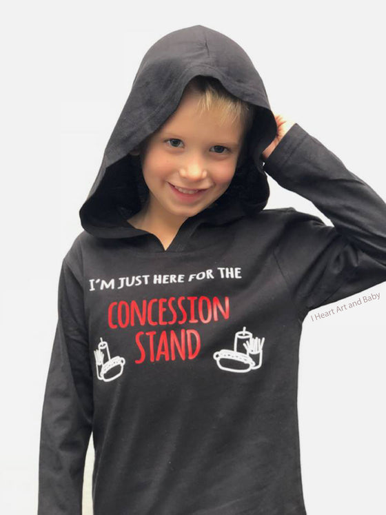 I'm Just Here for the Concession Hooded Shirt