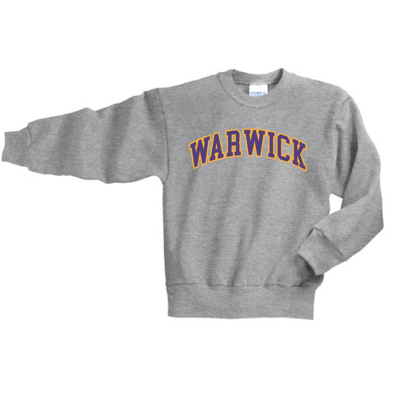 WVMS - Fleece Crewneck Sweatshirt - Warwick Arched Logo