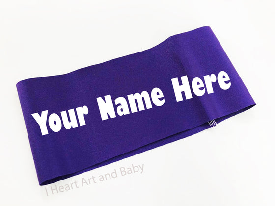 Purple Custom Headband
