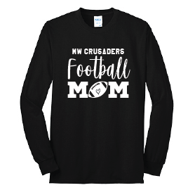 MW Crusaders Football  >>CUSTOM NAME<< Core Blend Long Sleeve Shirt - Personalized