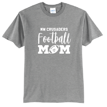 MW Crusaders Football Mom Core Blend Shirt - Personalized