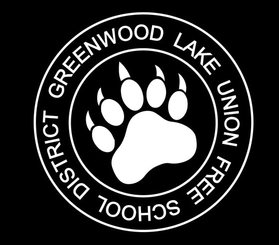 Greenwood Lake Union Free School District "Chest Circle Emblem" - Ladies Triblend V-Neck Shirt