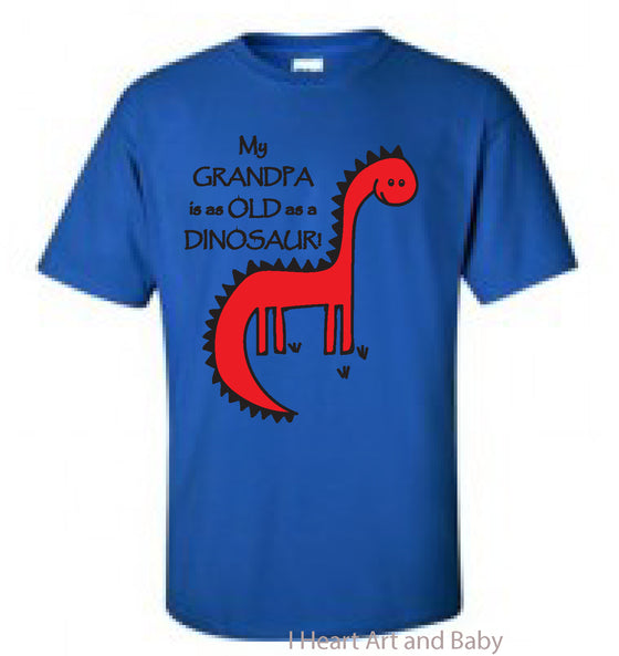 Dinosaur Toddler Shirt Royal Blue