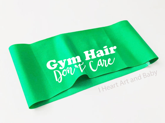 Funny Workout Headband Green