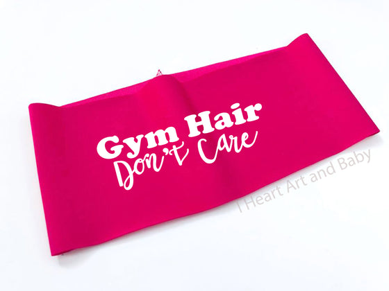 Funny Workout Headband Pink