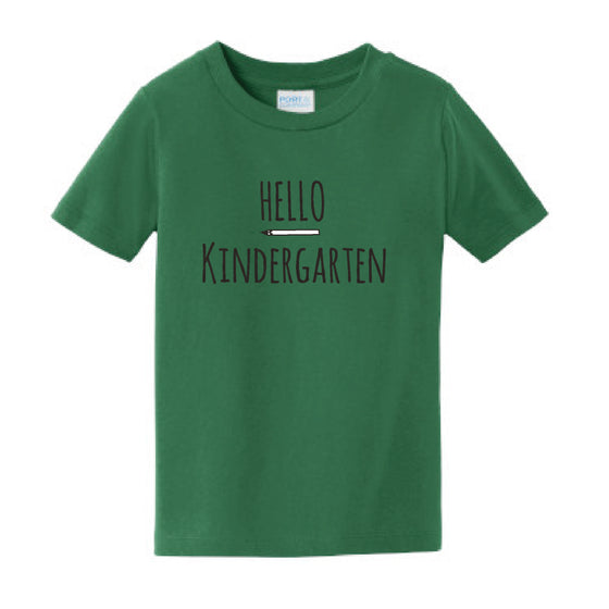 Hello Preschool -  Hello Kindergarten, Toddler/Youth Shirts
