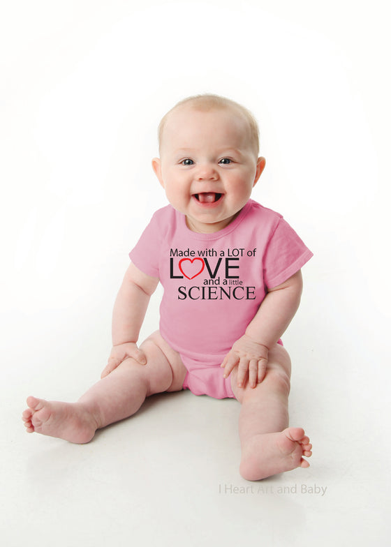 Made with Love and Science, IVF Baby, Surrogate Baby Outfit