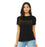 CrossFit Intrepid, Woman's Relaxed Fit Jersey Tee with Gold Ink