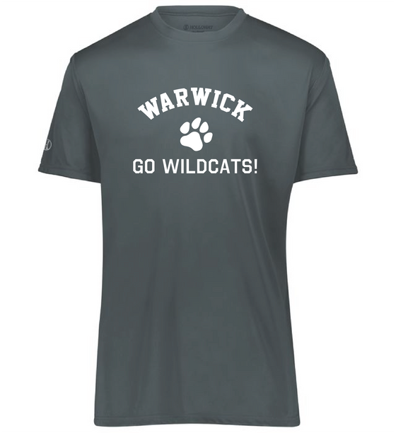 Sanfordville School -  Holloway Momentum Tee - White "Go Wildcats" Athletic Tee