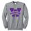 Sanfordville School - Purple "W" Fleece Crewneck Sweatshirt