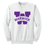 Sanfordville School - Purple "W" Fleece Crewneck Sweatshirt