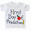 First Day of Preschool Shirt, Pre-K, Back to School Shirt for Toddlers