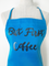 Royal Blue But First Coffee Apron