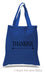 Royal Blue Thankful Tote