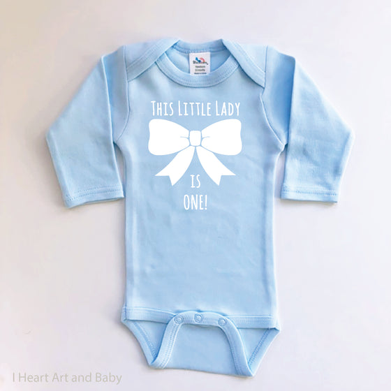 Baby Birthday Outfit Blue