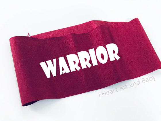 Warrior Headband Maroon
