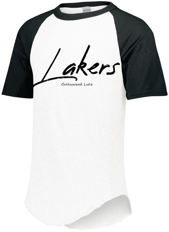 Greenwood Lake Lakers - Short Sleeve Baseball Jersey Youth S / White/Black