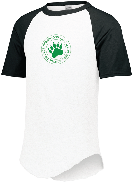 Greenwood Lake Union Free School District "Circle Emblem" - Short Sleeve Baseball Jersey