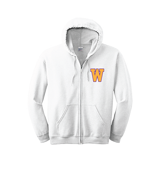 WVMS - Full Zip Hooded Sweatshirt - W Logo