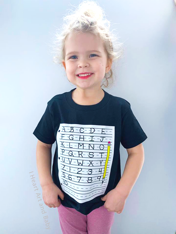 Toddler Alphabet Shirt