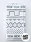 Grey lines- boy burp cloth