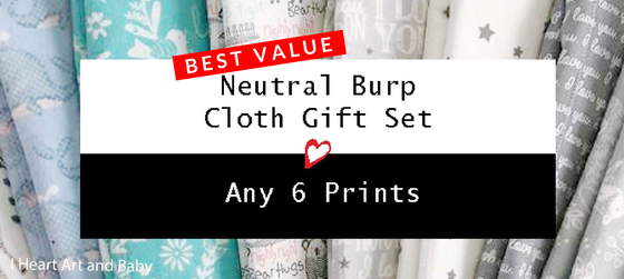 Neutral Burp Cloths