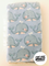 Light blue whales- boy burp cloth