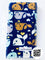 Yellow Heart Whale- Boy Burp Cloth